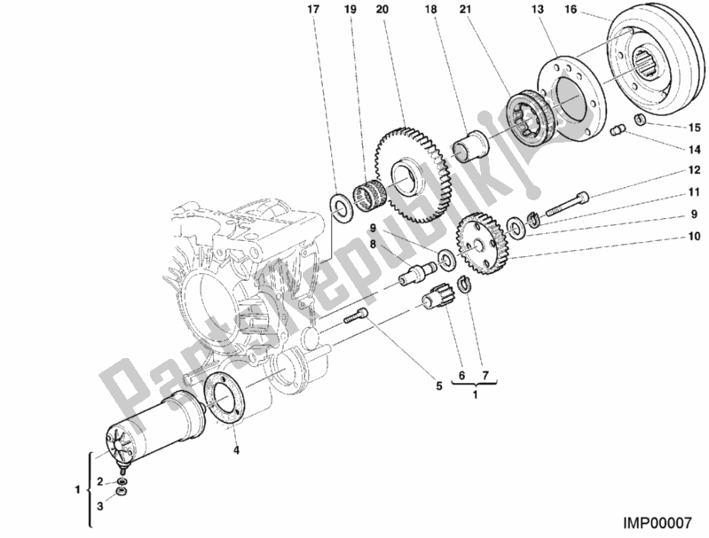 Todas las partes para Generador - Motor De Arranque de Ducati Superbike 748 RS 2000